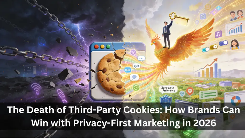 End of third-party cookies with privacy-first marketing and first-party data